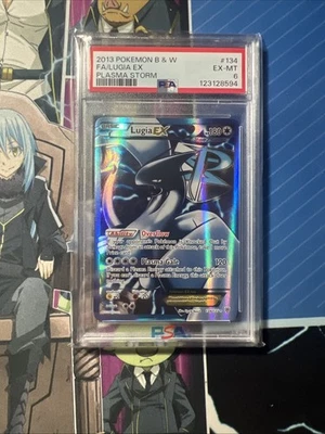 Pokemon 2013 Black And White Plasma Storm Lugia Ex Full Art 134/135 Psa 6 - Image 1 of 2