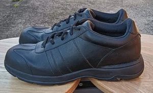 Rockport Casual Walking Shoes Sneakers Womens SIZE 8.5 Black Leather - Picture 1 of 11