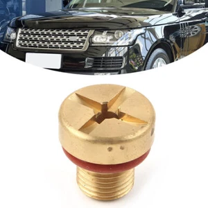 Tubo acqua maschio filettato ottone tappo terminale spina solida connettore adatto auto Land Rover - Foto 1 di 8