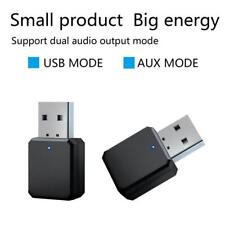 Bluetooth 5.1 AUX USB Adapter Dongle Receiver Audio PC Stereo TV Music ( N6 J9X