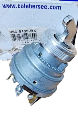 正品 Cole Hersee 956-5109-BX / 9565109BX 点火开关 3 位置原始设备制造商 — 第 1/4 张图片