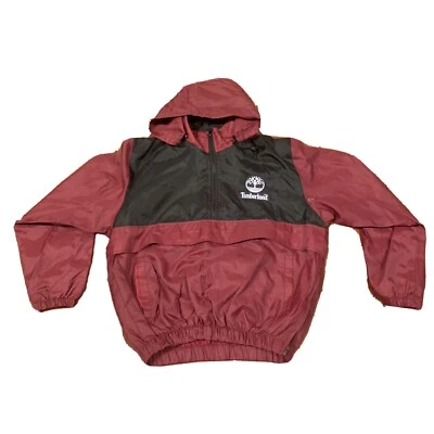 Timberland Vintage Anorak Borgoña/Negro Talla Grande Foto 1 de 2