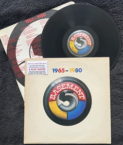Basement 5 – 1965 - 1980 Vinyl LP EMBOSSED, INNER 1980 1st PRESS TESTED EX VIDEO - Picture 1 of 10