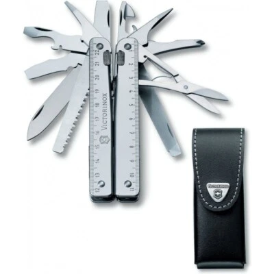 Victorinox SWISSTOOL X Multiherramienta 3.0327.L 26 Funciones Bolsa Cuero Foto 1 de 4