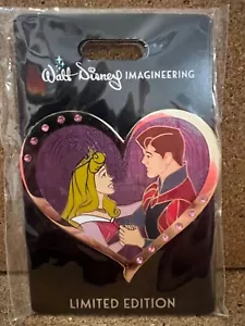 Disney Pin WDI MOG - Valentine's Day Gem Hearts LE 300 - Aurora & Prince Phillip - Picture 1 of 1