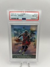 1995-96 MICHAEL JORDAN Upper Deck SP Holoview PC5 Premium Collection PSA 8 Bulls