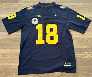 Camiseta Colston Loveland Michigan Wolverines Rose Bowl Playoffs Azul COSIDA - Imagen 1 de 5