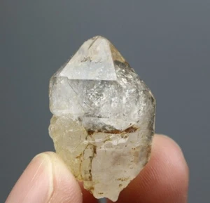 Natural Herkimer Diamond Quartz Crystal Stone Point Rocks Mineral Specimen - Picture 1 of 11