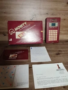 Vintage MONTY Plays Scrabble Electronic Portable Computer Console A Ritam Game - Picture 1 of 15