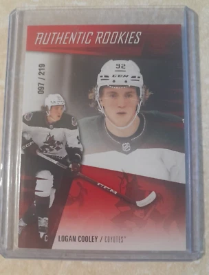 2023-24 SP Game Used Authentic Rookies Logan Cooley 097/219 #229 - Image 1 of 2