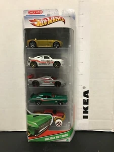 2011 Hot Wheels 5-Pack Holiday Rods Shelby Cobra Concept/Dodge Charger NEW - Picture 1 of 6