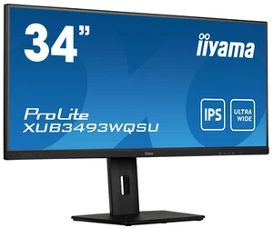 Iiyama ProLite XUB3493WQSU-B5 Business Monitor Pivot 34" 3440x1440 400cd HDMI DP - Bild 1 von 6