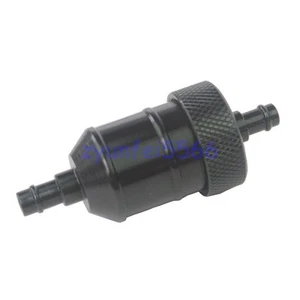 Black Aluminum Gas Fuel Filter For 125 Yamaha Scooter ATV Motorcycle ACT110 PW80 - Picture 1 of 1