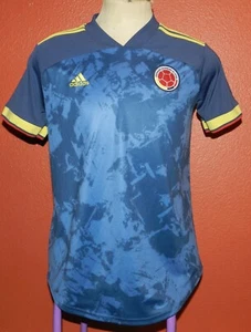 Adidas Colombia 2020-2021 Bluel Soccer Jersey Adult Size Large - Picture 1 of 8