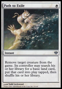 MTG PATH TO EXILE PLAYED SIGNED - SENTIERO DELL'ESILIO - CFX - MAGIC - Imagen 1 de 1