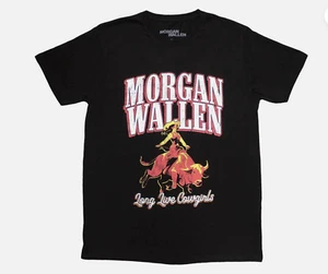 NEW Morgan Wallen Long Live Cowgirls T-Shirt Shirt Black XL B13 - Picture 1 of 5