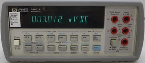 Agilent/HP 34401A 6.5 Digit Digital Multimeter Tested & Working #3 Cal 12/06/24 - Picture 1 of 5