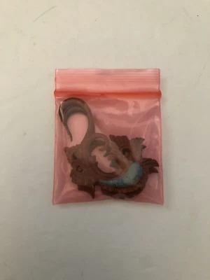 Esparcidor de pendientes/calibre de madera con incrustaciones de turquesa para mujer  Foto 1 de 4