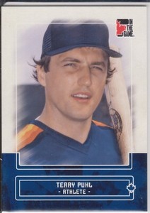 #89 TERRY PUHL 2011 Canadiana "In The Game" Sapphire 1/50 ITG HOUSTON ASTROS MLB