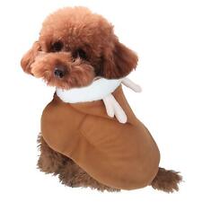 Pet Dogs Party Cloak with Antler Fleece New Year Pullover Coat for Small Dogs