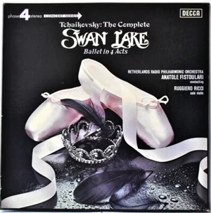 DECCA PHASE 4 UK TCHAIKOVSKY Swan Lake FISTOULARI Violin: RICCI #2LP BOX+Booklet - Imagen 1 de 7