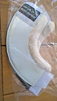 HKM Hufglocken Soft Comfort weiß Sprungglocken mit Kunstleder Gr. S - Bild 1 von 2