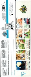 1992 San Marino libretti Attrattive turistiche MNH - Imagen 1 de 1