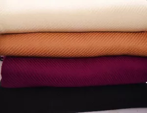 Pure 100% Cashmere Pashmina WOOL WARM TRAVEL Blanket 4 Ply THROW - Picture 1 of 1