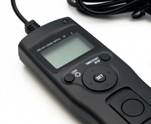LCD TIMER REMOTE CONTROL FOR CANON EOS 550D 600D 1100D 60D Powershot G10 G11 AU - Picture 1 of 8