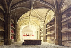 1809 - England - Royal Vault - Hand coloured ENGRAVING (01918) - Picture 1 of 2
