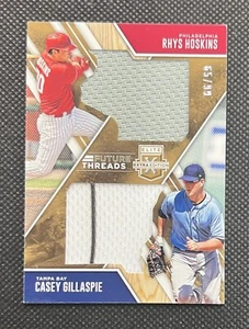 2017 Elite Baseball Rhys Hoskins/Casey Gillespie Future Threads FTSD-RC 65/99 - Picture 1 of 2
