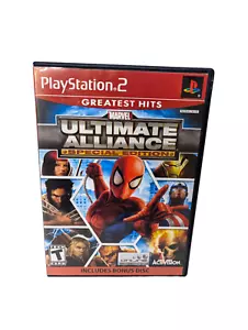 Marvel Ultimate Alliance Special Ed PS2 Games GH + Bonus Disc - Complete CIB - Picture 1 of 4