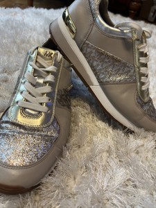 michael kors glitter trainers