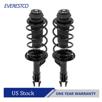Pair Quick Complete Front Struts Assembly For 2006-2011 Toyota Yaris 2012 Sedan Foto 1 de 4