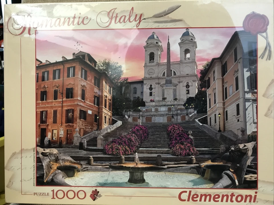 Romantic Italy Roma 1000 Piece Jigsaw Puzzle NEW Sealed Clementoni 39219 Rome - Image 1 of 1