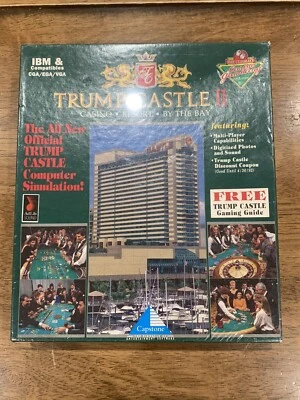 Trump Castle 2 PC Game Capstone IBM and Compatible Vintage 1991 - Image 1 of 4