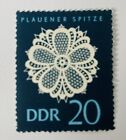 DDR 20 Ost Germany 1966 ** Mi.1185/88  Plauener Spitze Blütenmuster Blume