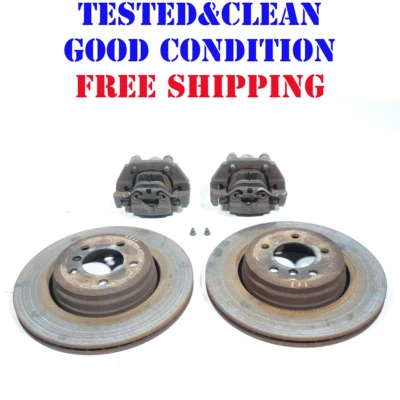 BMW 745Li 2002-2005 disco de freno trasero rotor y pinza de freno OEM Foto 1 de 4