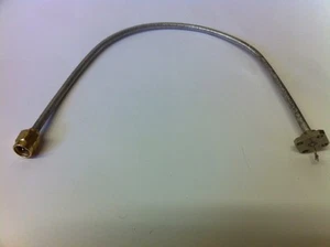 BELDEN 20GHZ THICK FLEXIBLE SEMI RIGID CABLE SMA TO OPEN END fd1a37 - Picture 1 of 1