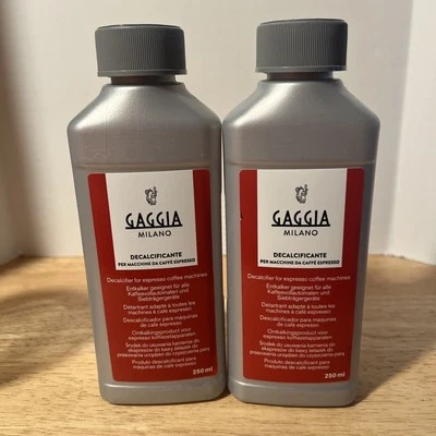 Gaggia Decalcifier Descaler Solution 250ml (2 Bottles) Exp. 06/2025 - Image 1 of 4