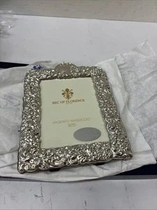 Cornice portafoto in argento sterling 925 massiccio* - Foto 1 di 4