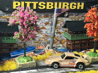 Hot Wheels Blackwalls 1974 Porsche P-911 300 HP Turbo Peach Diecast USADO EX Condição - Imagem 1 de 4