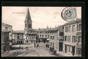 AK La Talaudière, La Palce 1906 - Bild 1 von 2