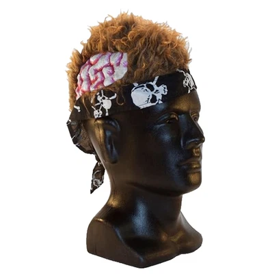 Billy Bob Products Zombie бандана с каштановыми волосами упаковка из 17 штук - Изображение 1 из 4