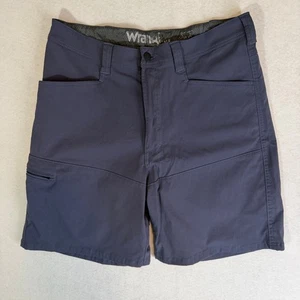 Wrangler Outdoor Serie Shorts Herren 34 marineblau Taschen Arbeitskleidung 8" Schrittlänge - Bild 1 von 19