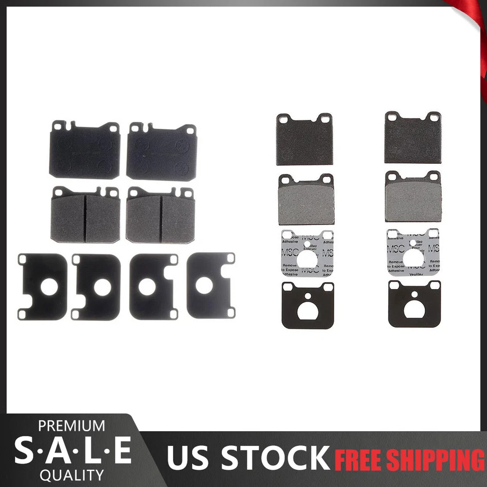 Металлические тормозные колодки передние и задние Element3 для Mercedes-Benz 280 1976 1975 - 1973 годов выпуска - Изображение 1 из 4