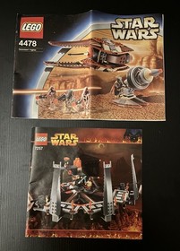 LEGO STAR WARS RETIRED MANUALS 7257    4478