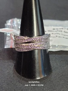 Bomb Party RG26762 - A Heartfelt Connection, Gr. 10 lila Topas auf Rhodium - Bild 1 von 4
