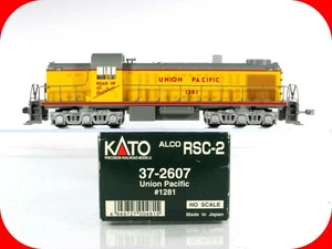 HO Scale ***UNION PACIFIC*** ALCO RSC-2, UP 1281 ------- Kato 37-2607, DCC Ready - Picture 1 of 11