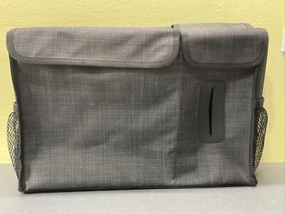 Thirty One Bags Pack n Pull Asiento de Coche Caddy Gris Negro Cruz Pop Bolsa Organizador Foto 1 de 4